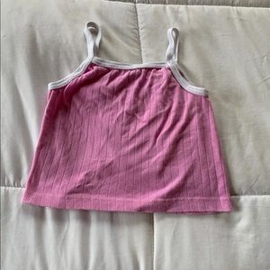 Rare brandy Melville pink belle tank!